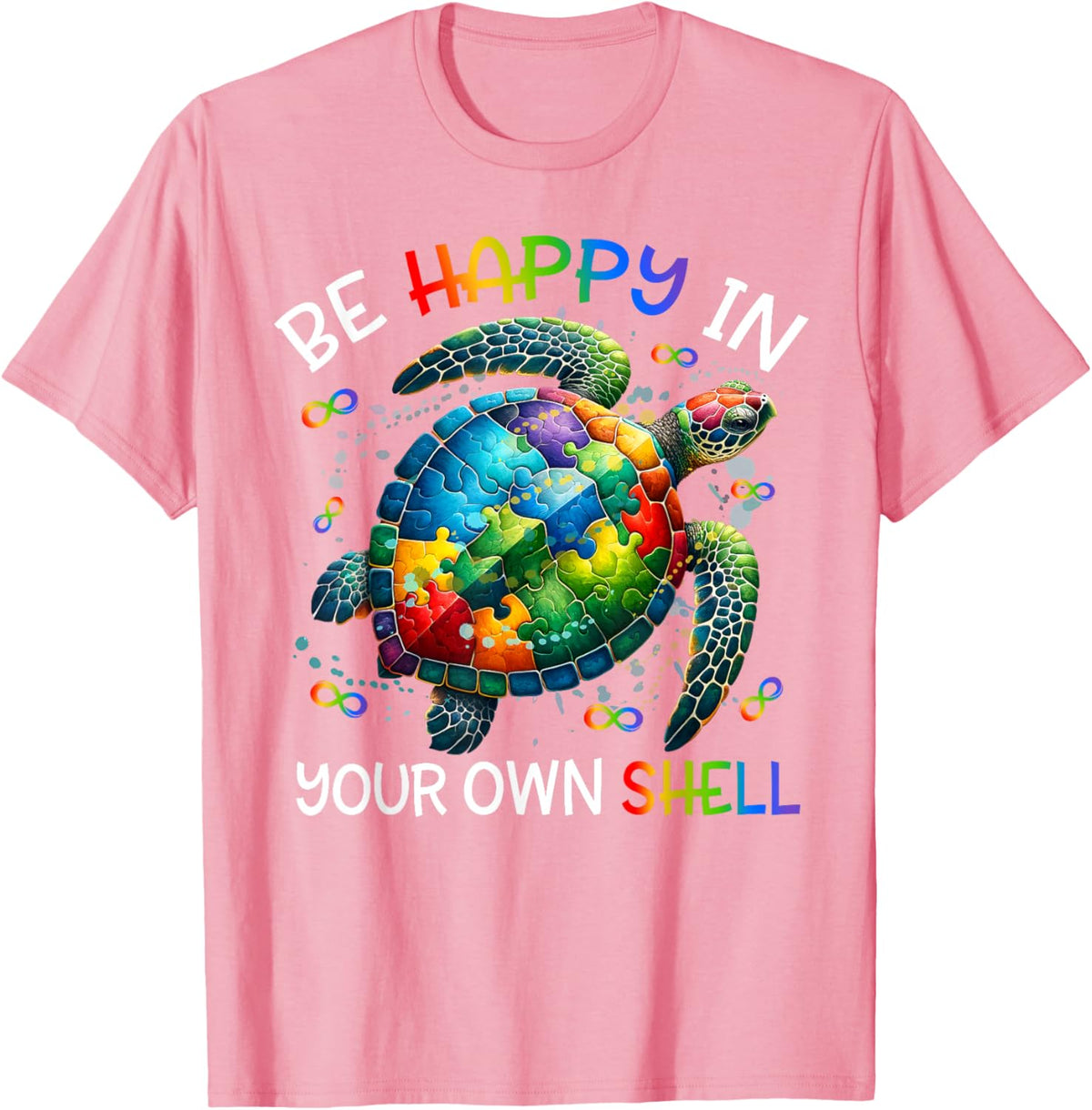 Puzzle Turtle Be Happy In Your Own Shell Autism Awareness
