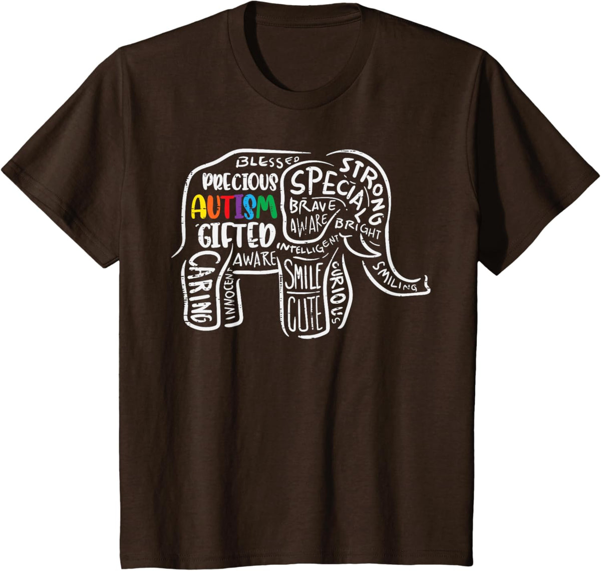 Autism Awareness Elephant Acceptance Autistic Men Women Kids