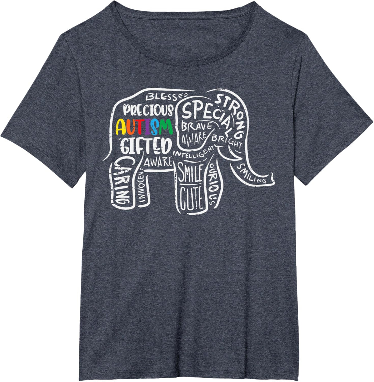 Autism Awareness Elephant Acceptance Autistic Men Women Kids