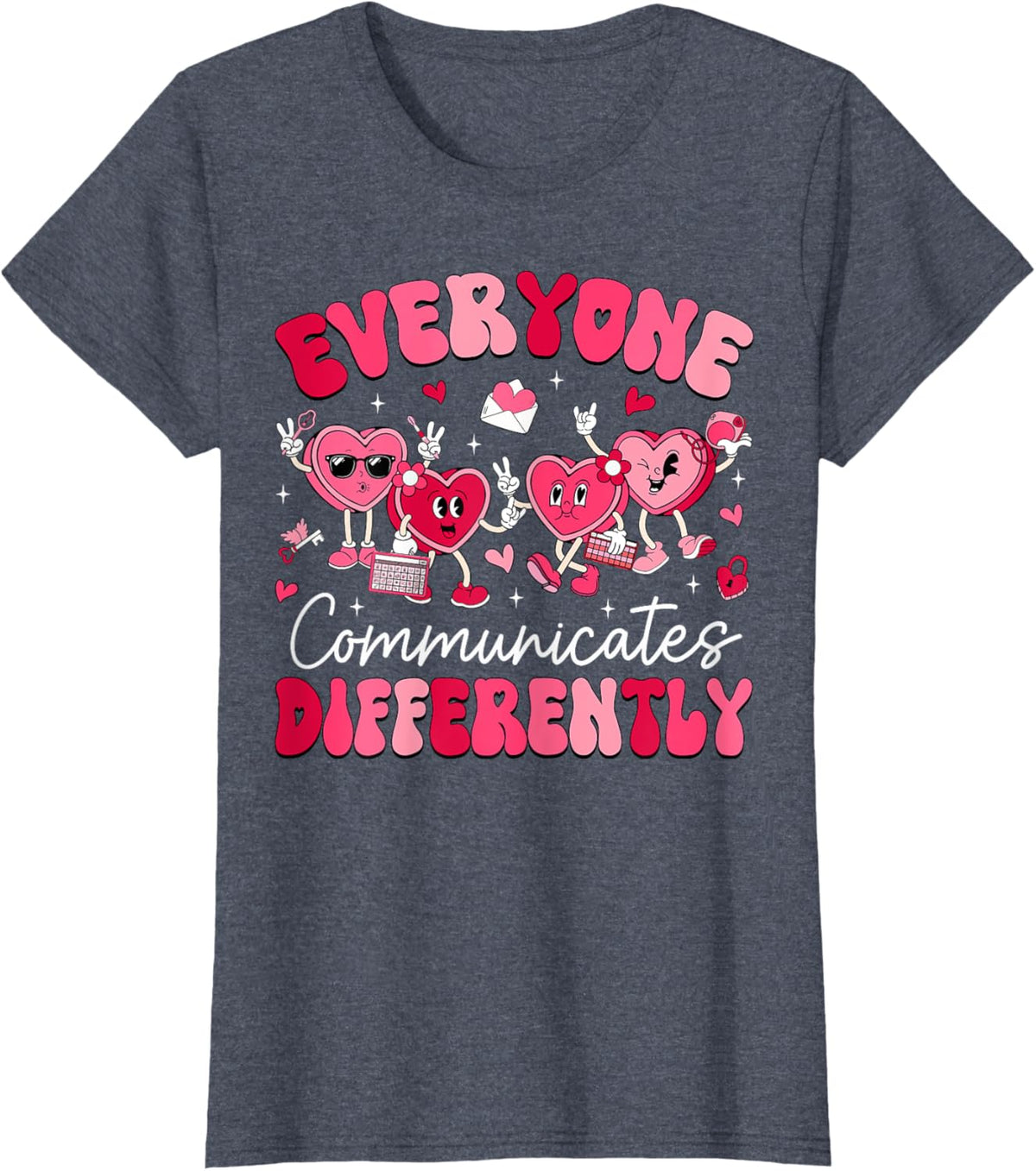 Everyone Communicates Differently Autism Valentines Day