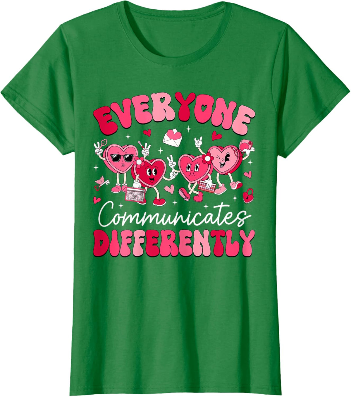 Everyone Communicates Differently Autism Valentines Day