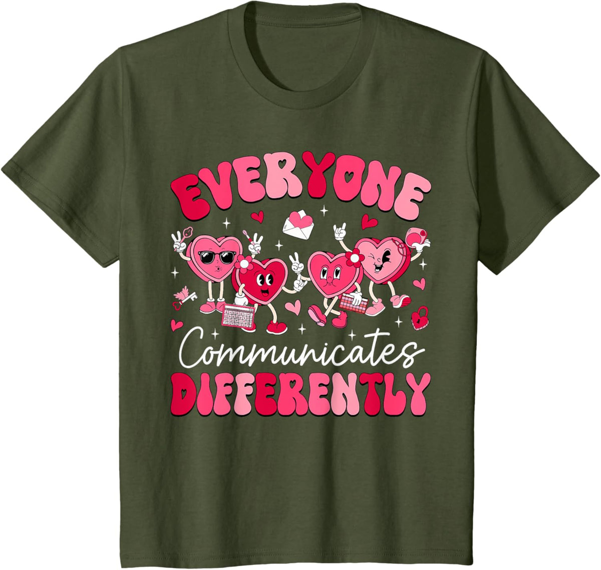 Everyone Communicates Differently Autism Valentines Day