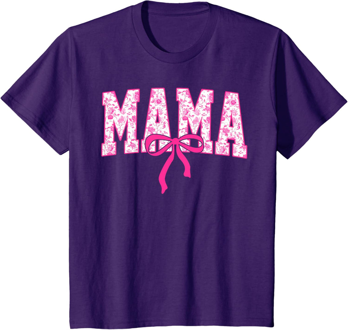Coquette Pink Chinoiserie Mama Floral Bow Mom Mothers Day