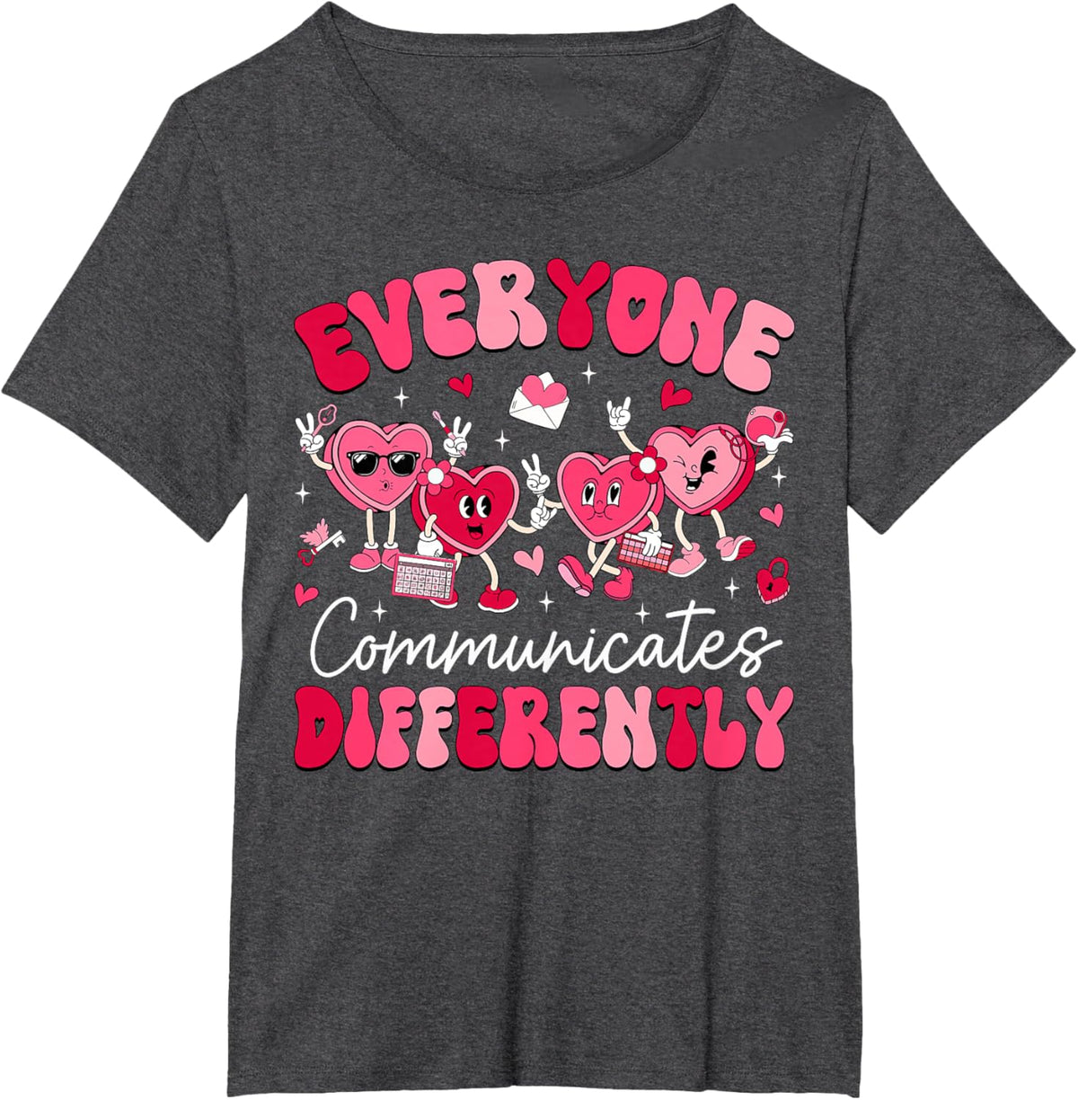 Everyone Communicates Differently Autism Valentines Day